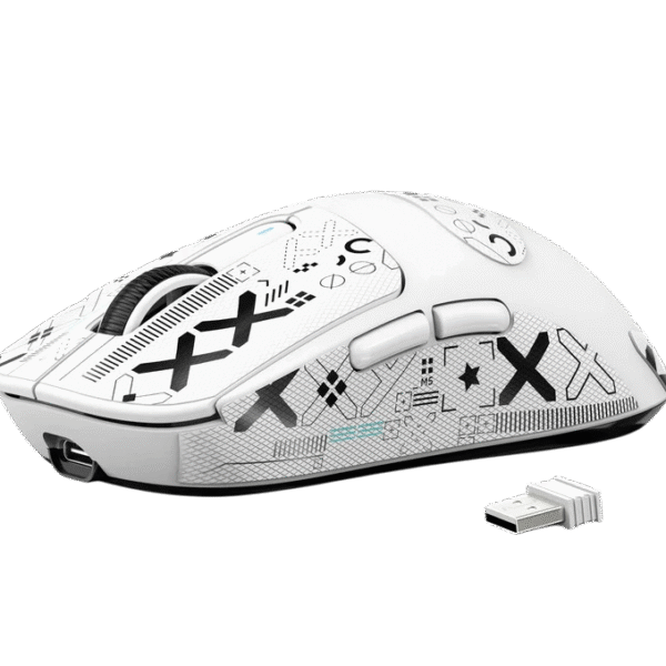 ATTACK SHARK X3 Wireless Gaming Mouse PAW3395 Superlight (White)