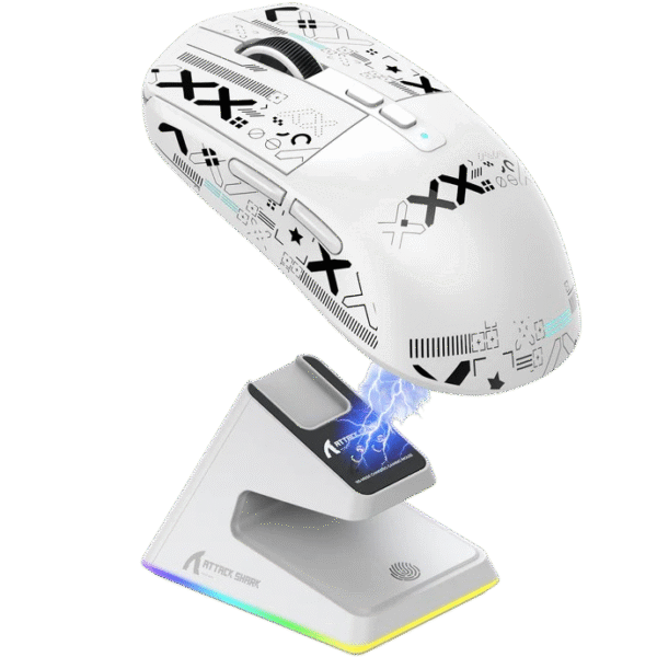 ATTACK SHARK X6 Lightweight Wireless Gaming (White)