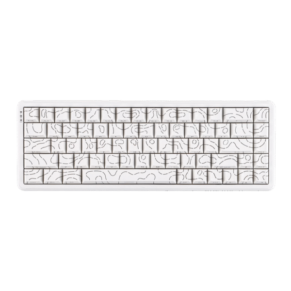 AK680 MAX Magnetic Keyboard (White Contour)