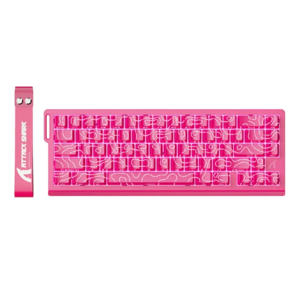 ATTACK SHARK X68 HE Rapid Trigger Keyboard Magnetic Switch (Pink Contours)