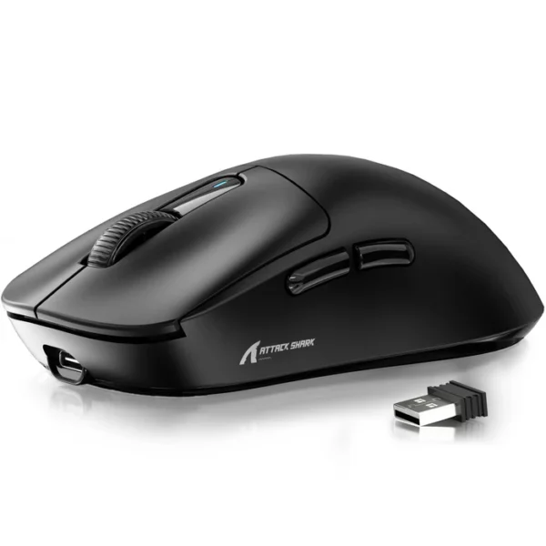 ATTACK SHARK X3 Wireless Gaming Mouse PAW3395 Superlight (Black)