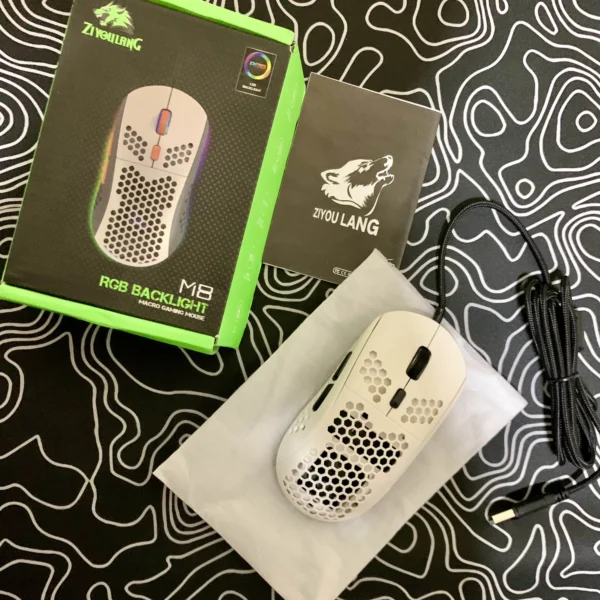 ZIYOULANG M8 Wired Mouse (White)