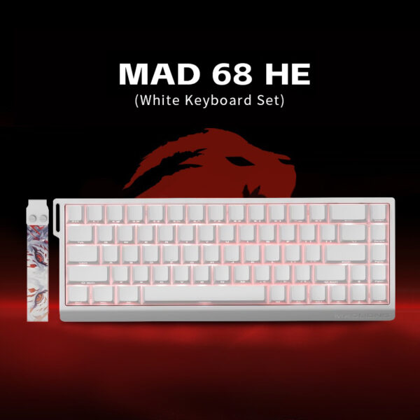 MAD 68 HE (RGB) Magnetic Switch RGB Keyboard (White)