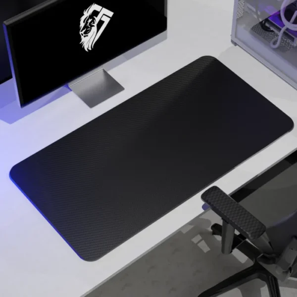 Golden Lions Series Carbon Fiber Mouse Pad – 900×400mm / 2mm