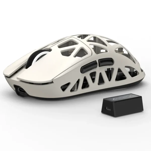 ATTACK SHARK R2 45g Magnesium Alloy Gaming Mouse – 8K Wireless, PAW3950 Sensor, 42000 DPI, Tri-Mode Connectivity (Copy)