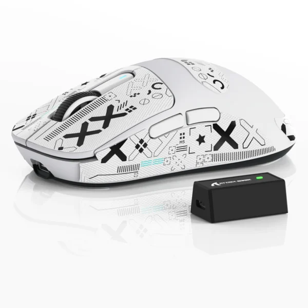 ATTACK SHARK X3PRO Three Modes 8K Gaming Mouse (white)