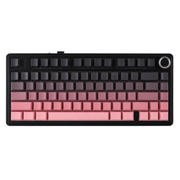 Aula F75 Gasket Mechanical Keyboard ( Pink Side-Printed)