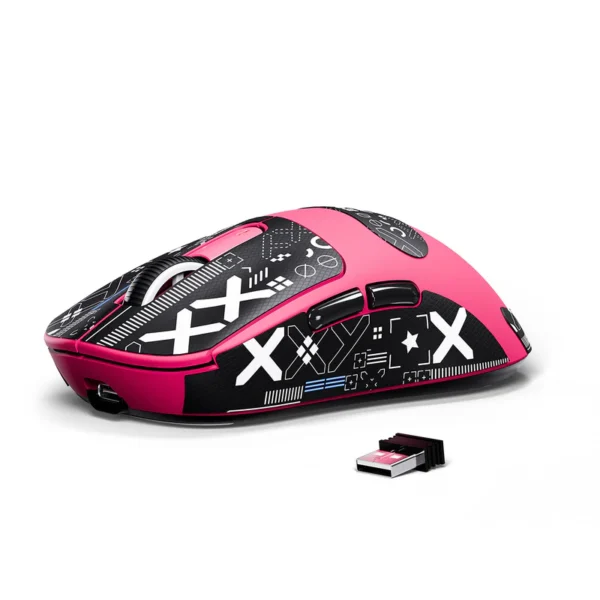 ATTACK SHARK X3 Wireless Gaming Mouse PAW3395 Superlight (Berry Red)
