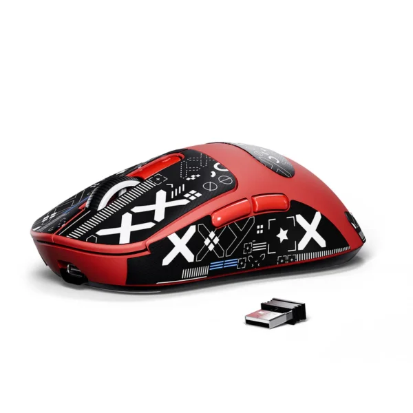 ATTACK SHARK X3 Wireless Gaming Mouse PAW3395 Superlight (Red)