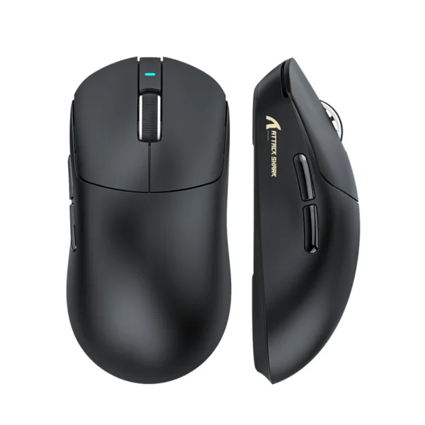 ATTACK SHARK X8 Ultimate – Wireless Gaming Mouse | PAW3950MAX Sensor | 8K Polling | Black