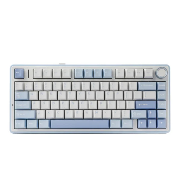 Aula F75 Gasket Mechanical Keyboard (Sea Salt Blue)