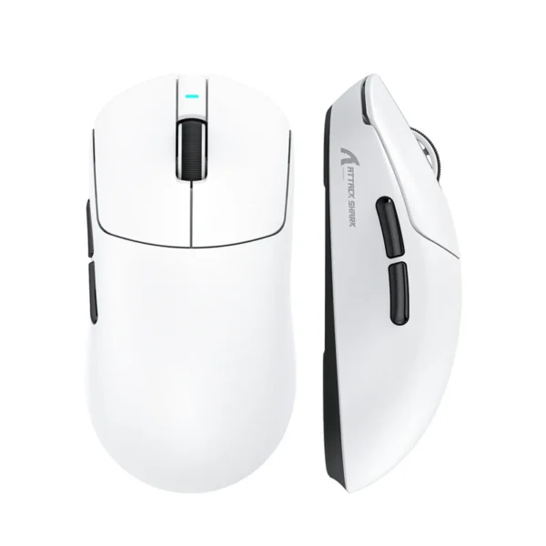 ATTACK SHARK X8 Ultimate – Wireless Gaming Mouse | PAW3950MAX Sensor | 8K Polling | White