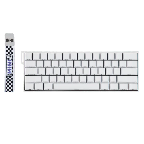 AULA MINI60 Pro Tri-Mod – 60% Magnetic Gaming Keyboard (white)