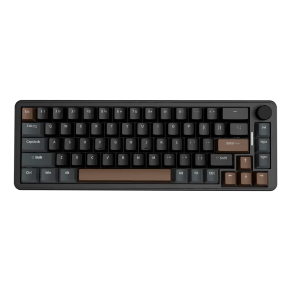 GM68-V2 Mechanical Keyboard Black & Coffee