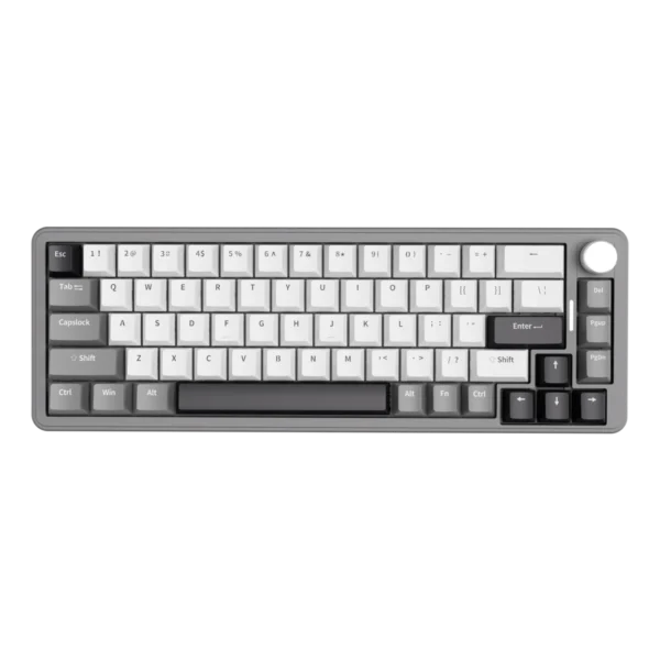 GM68-V2 Mechanical Keyboard Grey & White